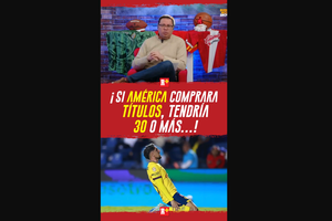 Si AMÉRICA COMPRARA títulos tendría 30 o MÁS
