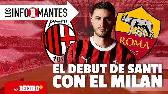 EN VIVO el debut de SANTI GIMÉNEZ con el AC MILAN | LOS INFORMANTES