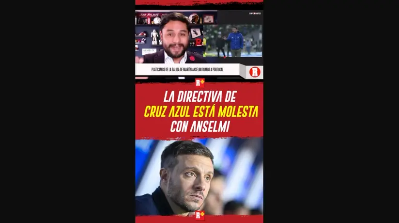 La DIRECTIVA de CRUZ AZUL está MOLESTA con ANSELMI