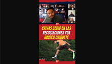 CHIVAS CEDIÓ EN LAS NEGOCIACIONES POR OROZCO CHIQUETE Todo parece ir por buen término y en el transcurso del día, Cruz Azul y Chivas llegarán a un acuerdo por el defensa mexicano.
