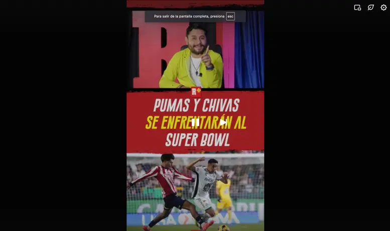 PUMAS y CHIVAS se ENFRENTARÁN al SUPER BOWL