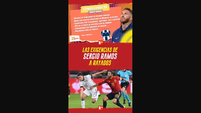 Las exigencias de Sergio Ramos a Rayados