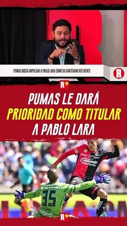 Pumas le dará como prioridad como titular a Pablo Lara