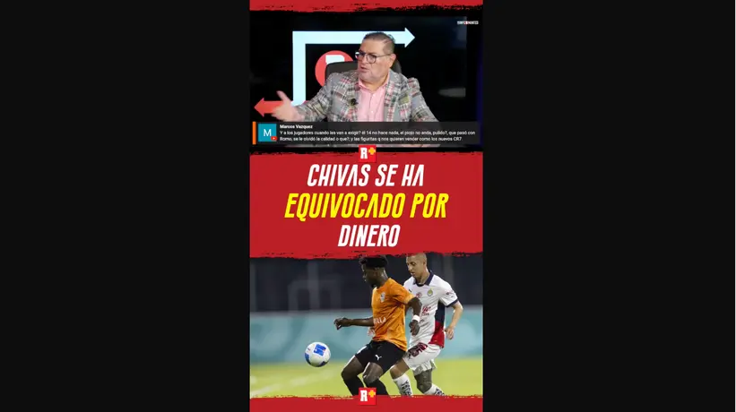 CHIVAS SE HA EQUIVOCADO por DINERO