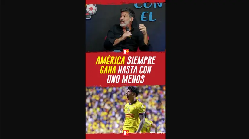 AMÉRICA siempre GANA hasta con UNO MENOS
