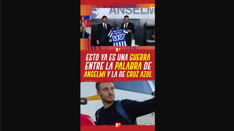 Esto ya es una Guerra entre la palabra de Anselmi y la de Cruz Azul