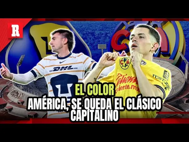 PUMAS no pudo con AMÉRICA, las ÁGUILAS persiguen el LIDERATO | El Color Pumas vs América