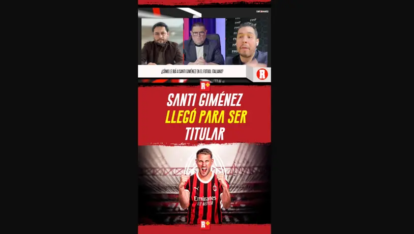 Santiago Giménez llegó para ser titular en el AC Milan
