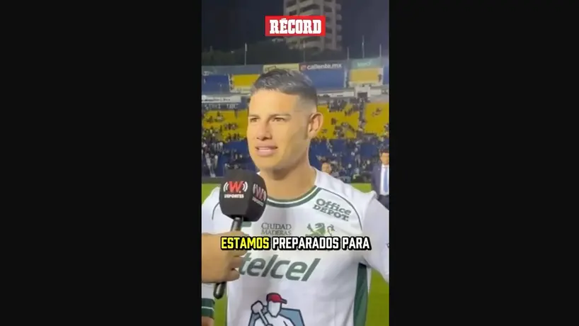 “ES LINDO HACERLE GOL A EQUIPOS GRANDES” Estás fueron las palabras de James Rodríguez, tras arrebatarle el triunfo al América, con una anotación de él.