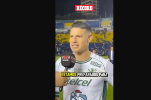 “ES LINDO HACERLE GOL A EQUIPOS GRANDES” Estás fueron las palabras de James Rodríguez, tras arrebatarle el triunfo al América, con una anotación de él.