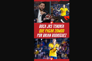 BOCA JRS tendría que PAGAR 20MDD por BRIAN RODRÍGUEZ