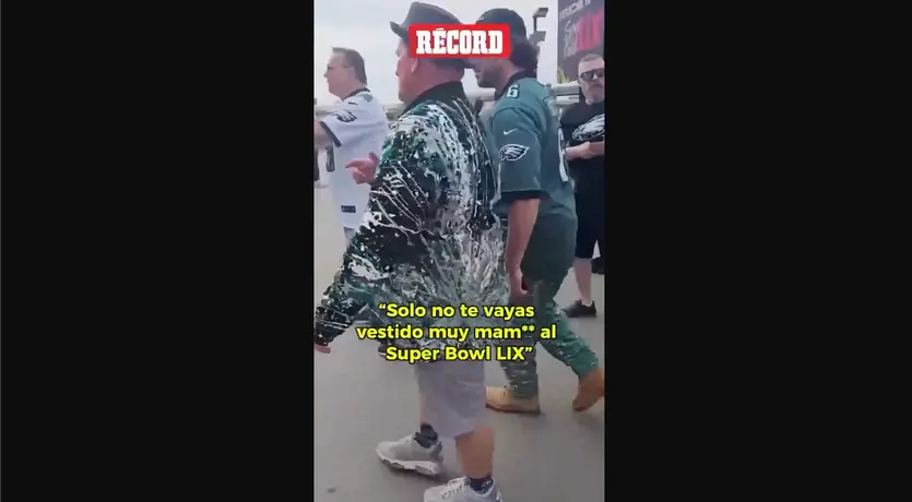 ¡NO ENTENDERÍAN LA VIBRA! Con estos outfits va llegando la gente para disfrutar del partido entre Chiets y Eagles del Super Bowl LIX.