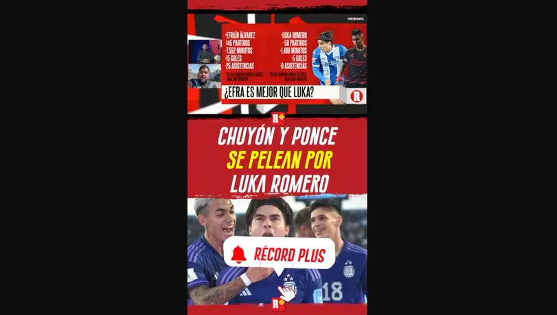 CHUYÓN y PONCE se PELEAN por LUKA ROMERO