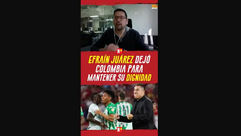 EFRAIN JUÁREZ SE FUE DE COLOMBIA PARA MANTENER SU DIGNIDAD Alejandro Gómez reveló la plática que tuvo el dt mexicano con los jugadores de Atlético Nacional tras decidir su renuncia.