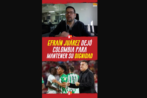 EFRAIN JUÁREZ SE FUE DE COLOMBIA PARA MANTENER SU DIGNIDAD Alejandro Gómez reveló la plática que tuvo el dt mexicano con los jugadores de Atlético Nacional tras decidir su renuncia.