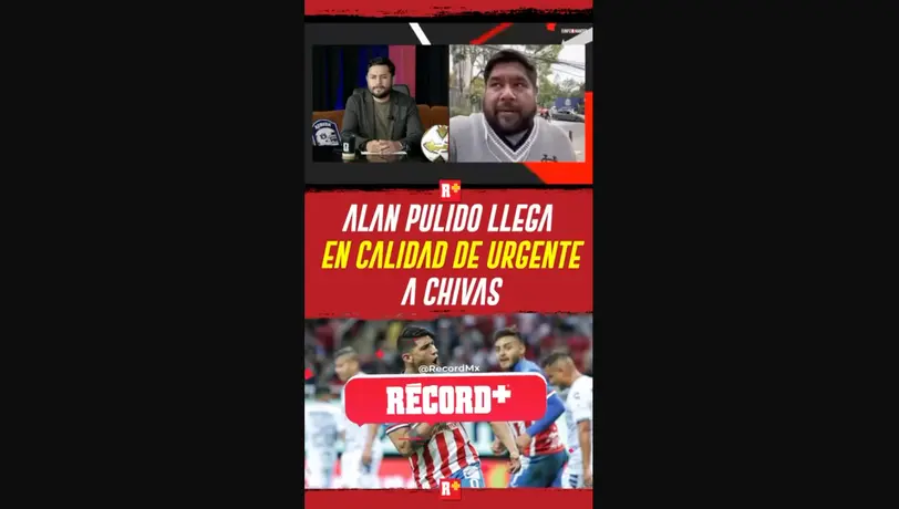 ALAN PULIDO llega en CALIDAD de URGENTE a CHIVAS