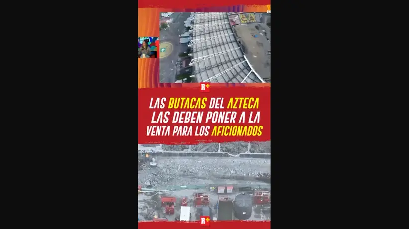 Las BUTACAS del AZTECA las deben de poner a la VENTA para AFICIONADOS