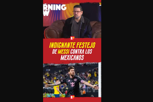 INDIGNANTE FESTEJO de MESSI frente a los MEXICANOS