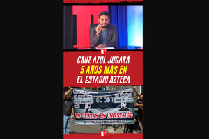 CRUZ AZUL jugará 5 AÑOS MÁS en el ESTADIO AZTECA