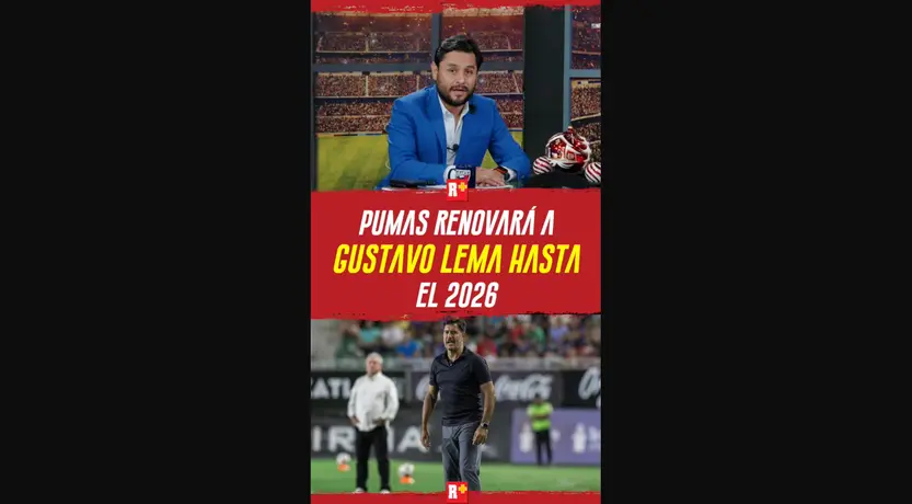 PUMAS renovará a GUSTAVO LEMA hasta el 2026