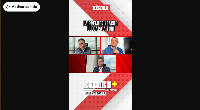 LA PREMIER LEAGUE LLEGARÁ A TUBI