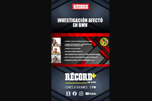 INVESTIGACIÓN al AMÉRICA AFECTÓ la BMV