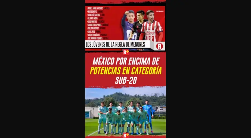 México por encima de las potencias en categoría sub-20