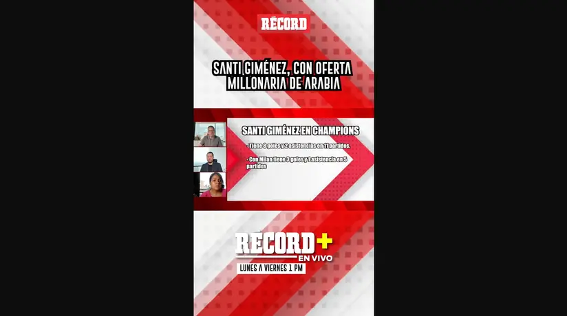 SANTI GIMÉNEZ, CON OFERTA MILLONARIA DE ARABIA