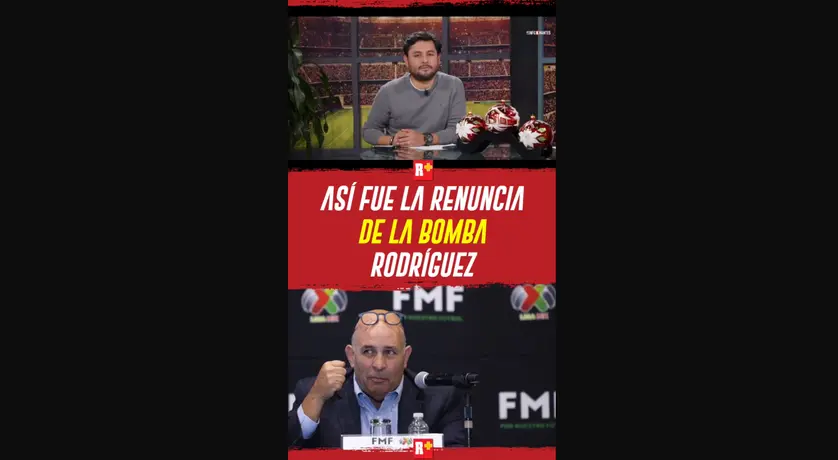 ASÍ fue la renuncia de la 'Bomba' Rodríguez a la FMF