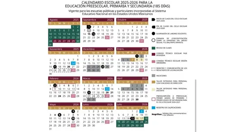 El calendario de la SEP marca varias juntas de Consejo Técnico durante los últimos viernes de cada mes/SEP