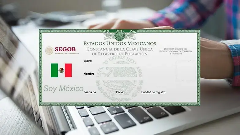 La CURP certificada es la Clave Única de Registro de Población. / RS