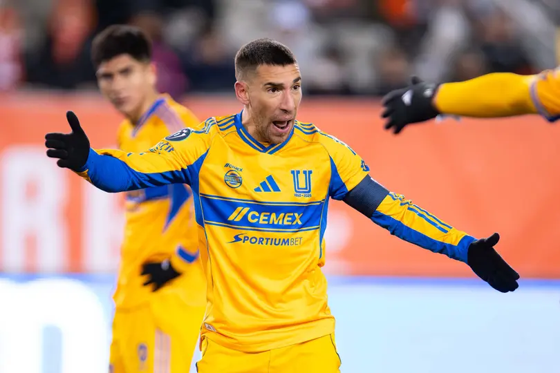 Fernando Gorriarán durante el compromiso ante Forge FC en la Copa de Campeones Concacaf | MEXSPORT