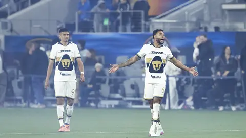Jugadores de Pumas tras la goleada ante San Diego FC en la Concachampions | MEXSPORT