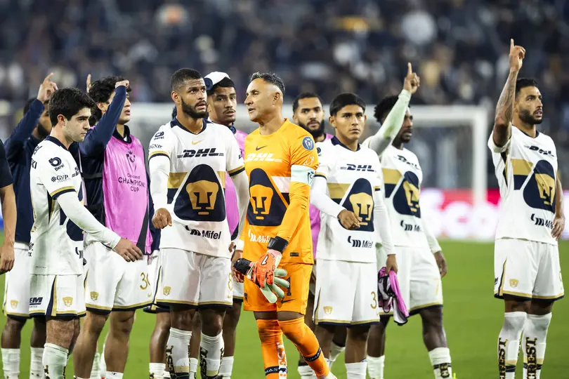 Jugadores de Pumas tras finalizar el encuentro ante San Diego | IMAGO7