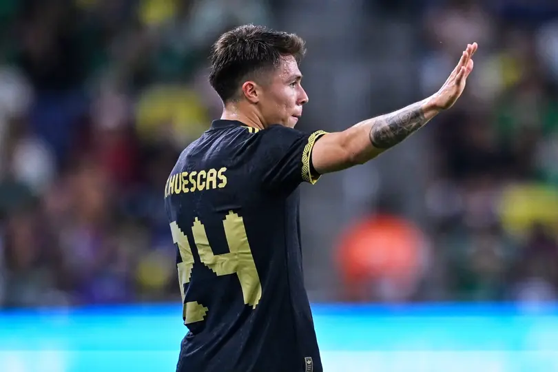 Rodrigo Huescas durante el amistoso entre México y Corea del Sur en 2025 | MEXSPORT