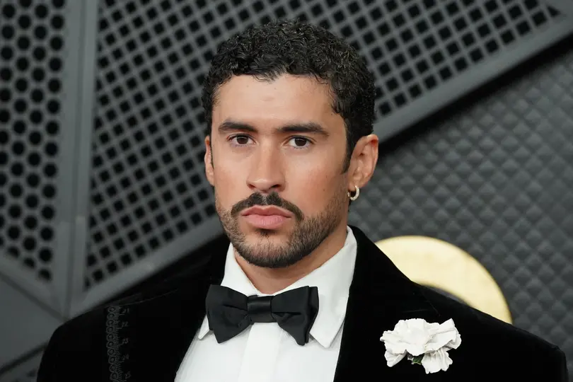 Bad Bunny en la 68a entrega anual de los Premios Grammy 2026. / AP