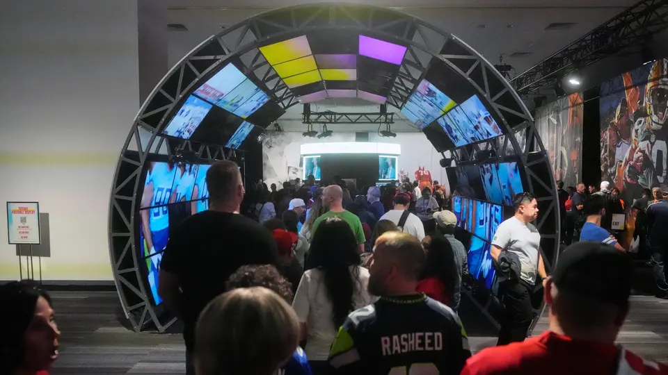 Aficionados en Santa Clara para el Super Bowl LX | AP