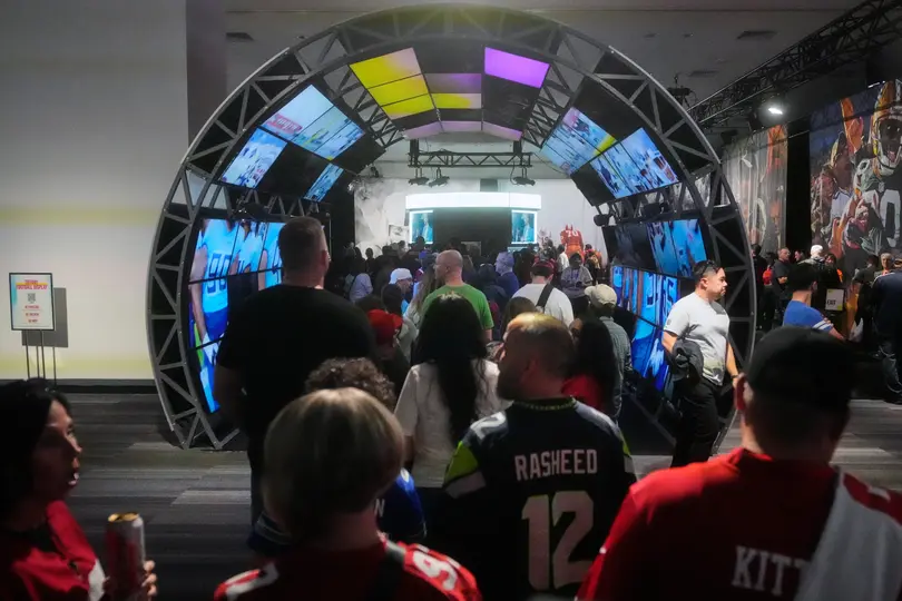 Aficionados en Santa Clara para el Super Bowl LX | AP