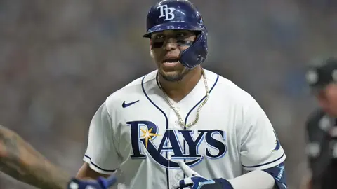 Isaac Paredes con los Rays de Tampa I AP