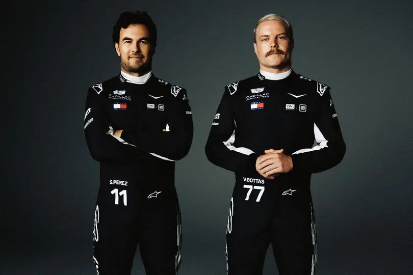 Checo Pérez y Valtteri Bottas previo a la pretemporada con Cadillac | X: @Cadillac_F1