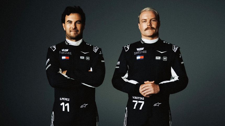 Checo Pérez y Valtteri Bottas previo a la pretemporada con Cadillac | X: @Cadillac_F1