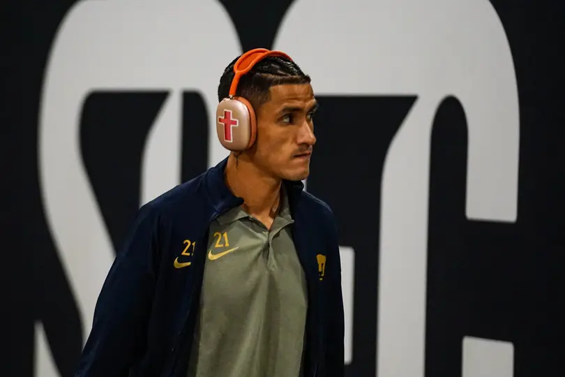 Uriel Antuna previo al partido de Pumas contra San Diego FC en la Concachampions | MEXSPORT