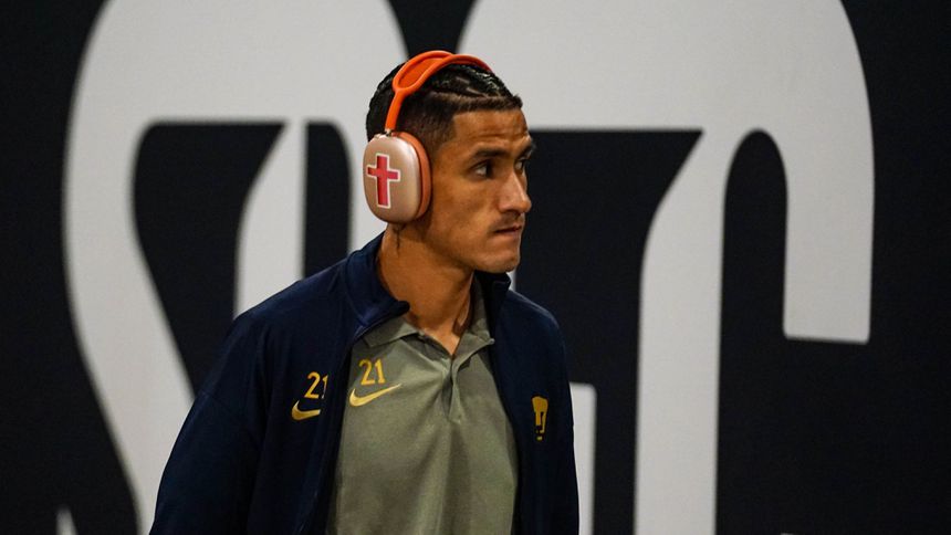Uriel Antuna previo al partido de Pumas contra San Diego FC en la Concachampions | MEXSPORT