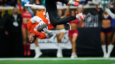 Ja'Marr Chase celebrando en el Pro Bowl Games | AP