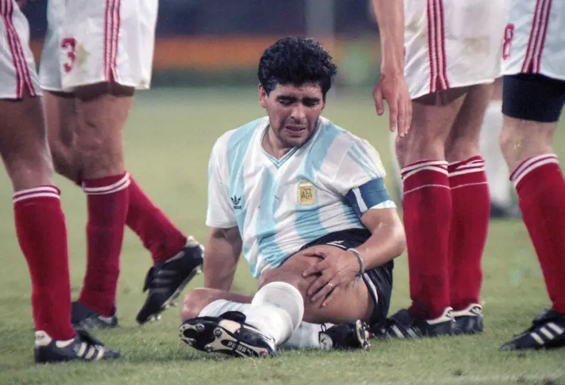 Maradona con la Selección de Argentina en el Mundial 1990 | MEXSPORT