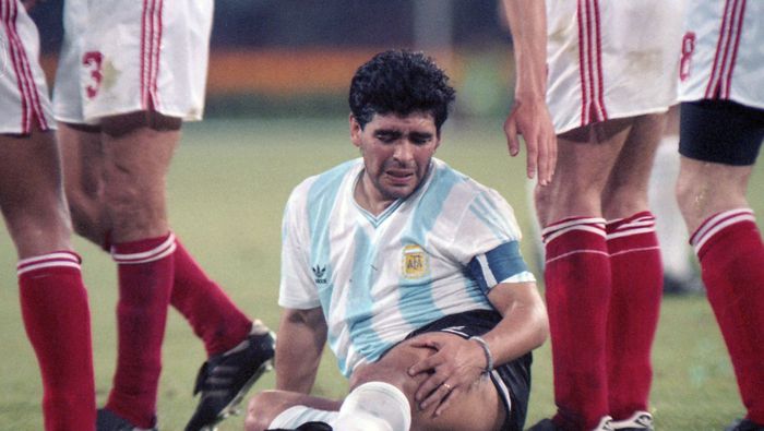 Maradona con la Selección de Argentina en el Mundial 1990 | MEXSPORT