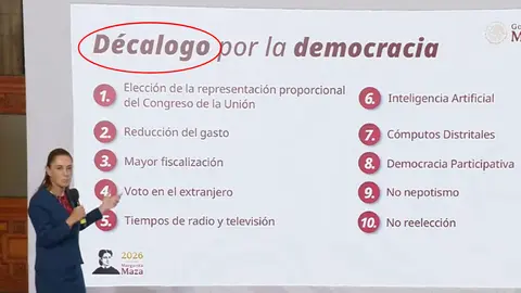 En la palabra 'decálogo' se produjo un error al colocar mal la tilde / Especial