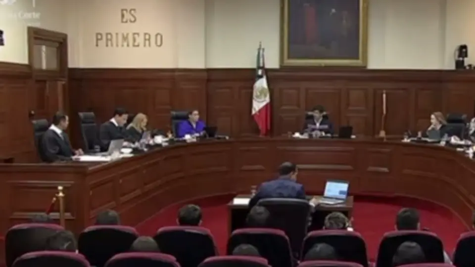 La sesión de la SCJN continúa tras el inesperado sonido que llamó la atención de todos. / SCJN