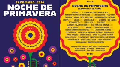 Festival Noche de Primavera 2026: sedes, artistas y el Gran Baile Sonidero en el Zócalo