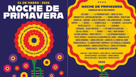 Festival Noche de Primavera 2026: sedes, artistas y el Gran Baile Sonidero en el Zócalo